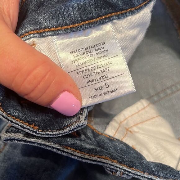 𝅺JULES & James Distressed Blue Jeans.  Size 5 - Picture 7 of 7